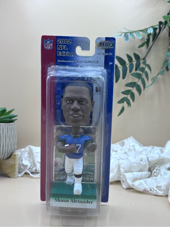 Other - 2002 NFL Shaun Alexander Bobblehead - Blue Jersey